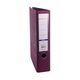 Biblioraft A4 plastifiat interior-exterior, 7.5 cm, visiniu, OPTIMA, Culoare: Visiniu-