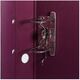 Biblioraft A4 plastifiat interior-exterior, 7.5 cm, visiniu, OPTIMA, Culoare: Visiniu-[5]