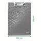 Clipboard dublu A4, rosu, WOW LEITZ, Culoare: Rosu-[3]