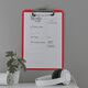 Clipboard simplu A4, rosu, WOW LEITZ, Culoare: Rosu-[2]