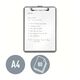 Clipboard simplu A4, rosu, WOW LEITZ, Culoare: Rosu-[4]