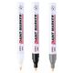 Marker cu vopsea, varf 2.0 mm, alb, DELI U500, Culoare: Alb-[4]