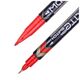 Marker permanent cu 2 capete, rosu, DELI Mate, Culoare: Rosu-[2]