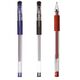 Pix cu gel si grip 0.5 mm DONAU, Culoare: Negru-
