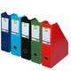 Suport reviste A4, carton plastifiat, bleumarin, Q-CONNECT, Culoare: Bleumarin-[3]