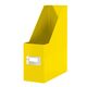 Suport vertical din carton laminat, cataloage, galben, LEITZ WOW, Culoare: Galben-