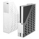 Suport vertical din plastic transparent, HAN Klassik, Culoare: Transparent gri-