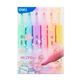 Textmarker pastel Mi You DELI Macaron, 6 buc/set-[2]