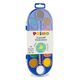 Acuarele 12 culori/set + pensula, 30 mm, Morocolor PRIMO-
