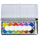 Acuarele 12 culori/set + tub de alb si paleta de culori, EBERHARD FABER-[2]