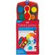 Acuarele 12 culori/set rosu FABER-CASTELL Connector, Culoare: Rosu-