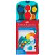 Acuarele 12 culori/set turcoaz FABER-CASTELL Connector, Culoare: Turcoaz-