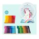 Carioci FABER-CASTELL Connector Unicorn, 33 culori/set-[2]