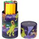 Carioci cu clip 20 culori FABER-CASTELL Connector Dinozauri-[2]