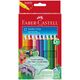 Creioane colorate Jumbo 12 culori/set Grip FABER-CASTELL-