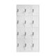 Dulap metalic cu 12 compartimente, 90x40x185 cm, RFG-