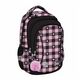 Ghiozdan fete, 3 compartimente, Pink Checkered, ST.RIGHT BP26-