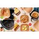 Hartie de copt airfryer, 20x20x4.5 cm, 50 buc/set, CLARINA-[2]