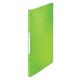Mapa prezentare cu 20 folii, A4, coperta flexibila, verde, LEITZ WOW, Culoare: Verde-