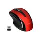 Mouse wireless, 4 butoane, rosu, Q-CONNECT, Culoare: Rosu-
