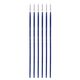 Pensule varf rotund, 6 buc/set, DELI Finenolo-
