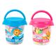 Plastilina 12 culori/set 160 g galetusa cu 4 forme modelaj, DELI-
