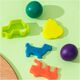 Plastilina 12 culori/set 160 g galetusa cu 4 forme modelaj, DELI-[2]
