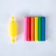 Plastilina 6 culori/set 60g cu forma modelaj, Dough it DELI-[3]