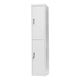 Vestiar metalic cu 2 usi, 38x45x185 cm RFG-